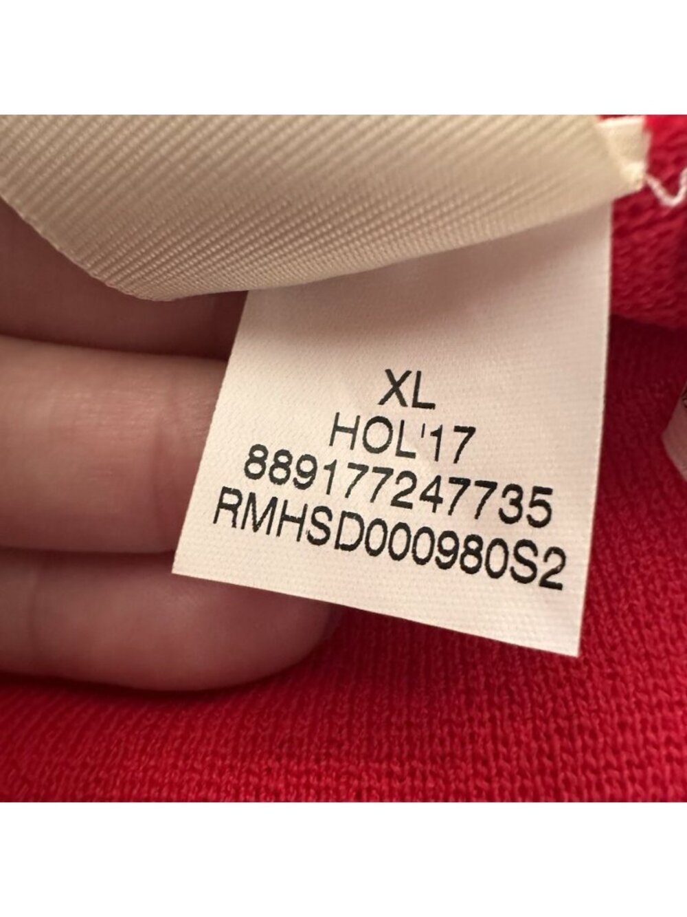 Rachel Roy Red One Shoulder Dress XL Semi-Formal Cocktail Bell Sleeve Stretch - Picture 8 of 8